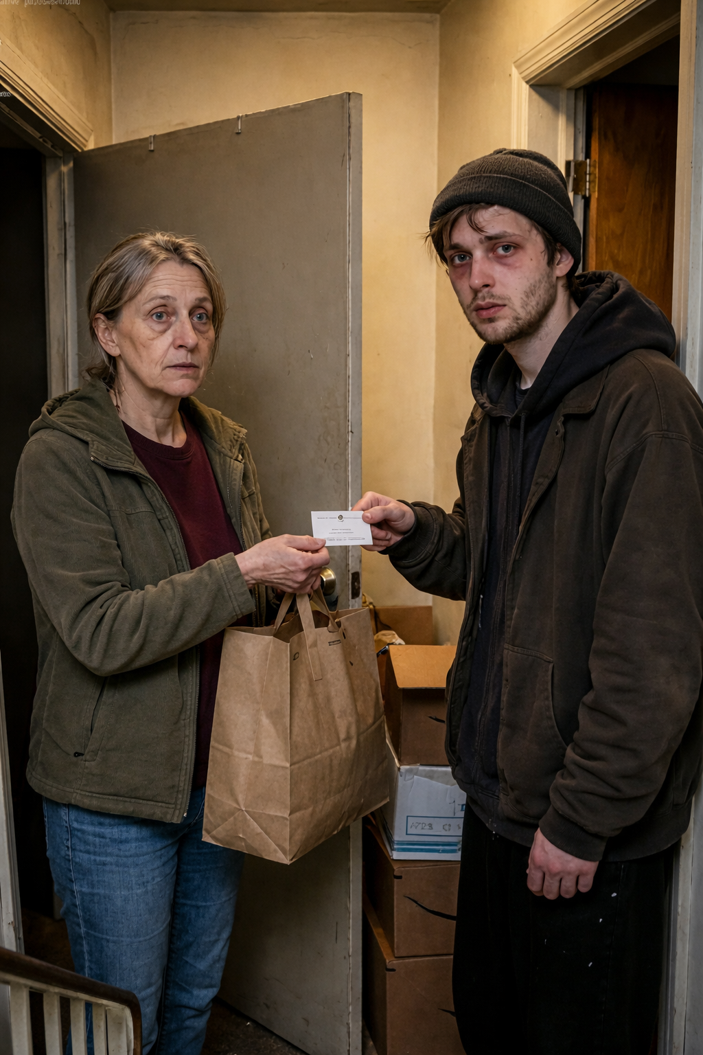 Mój młody lokator przestał płacić czynsz, zaczął się wymykać po zmroku i powiedział, że wyprowadzi się w niedzielę. Wtedy otworzyłam drzwi i zobaczyłam, jak wielką dumę skrywał.