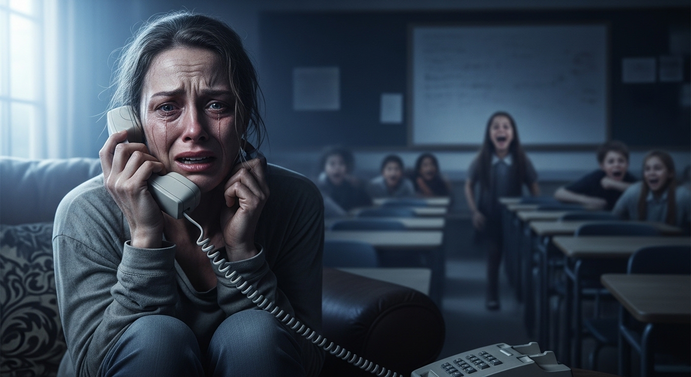 Læreren ringte meg og sa at hun skulle straffe datteren min for å late som hun hadde et epileptisk anfall. Alle elevene lo helt til sykehuset ringte. Jeg holdt på å bli gal.