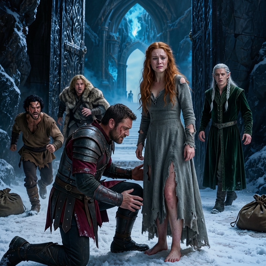 Ubrali moją młodszą siostrę w biały jedwab, żeby umarła za dolinę, więc zająłem jej miejsce i wszedłem boso do Lodowej Cytadeli – ale kiedy Król Potworów spojrzał na moje zakrwawione stopy, nie ugryzł mnie. Padł na kolana i zapytał: „Gdzie są twoje buty?”. I w tej chwili zrozumiałem, że ludzie, którzy mnie wychowali, kłamali o potworach na górze.