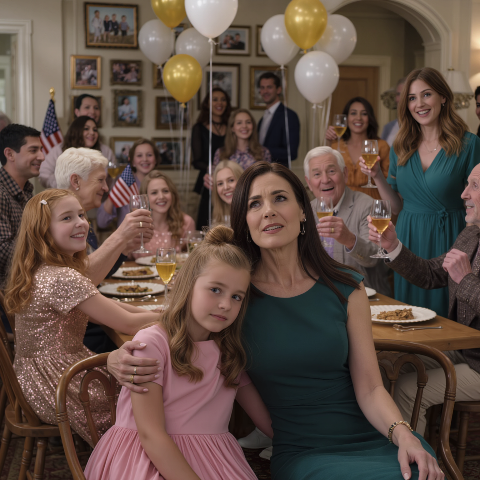 Vanhempieni hääpäivänä he pyyhkivät tarkoituksella pois 12-vuotiaan tyttäreni. He haukkuivat häntä jatkuvasti “Tyhmäksi”, samalla kun hänen serkkuaan ylistettiin ja juhlittiin. Sitten, aivan juhlissa, he ilmoittivat, että serkku perisi kaiken – talosta sijoitusrahastoon. En itkenyt. Nousin seisomaan, hymyilin ja sanoin, että tyttäreni… Vanhempani kalpenivat. – Uutiset