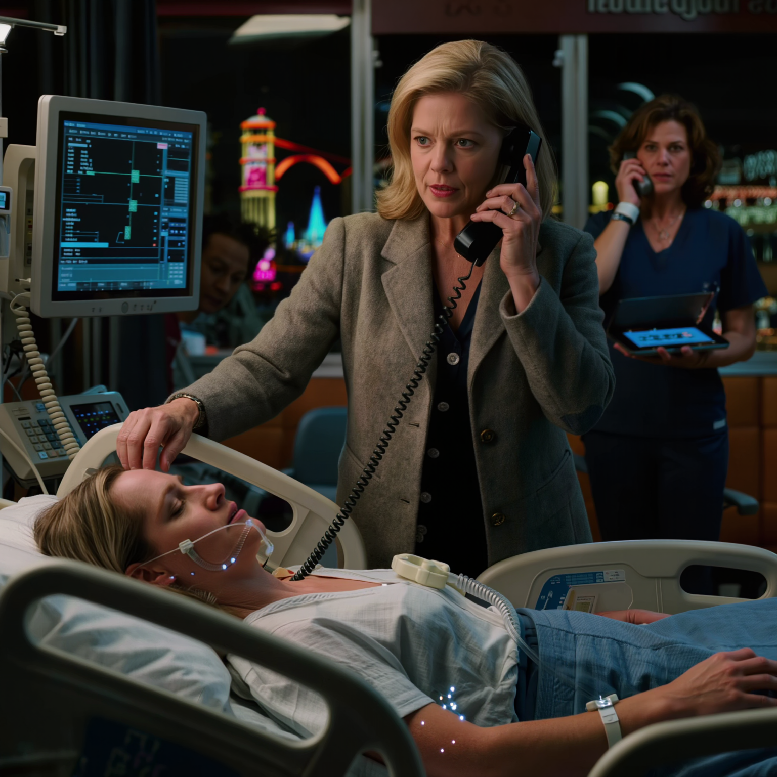 Tyttäreni katosi jäljettömiin kolmeksi päiväksi, ja kun lopulta löysin hänet sairaalasängystä hengitysletku kädessään, hänen miehensä oli Las Vegasissa teeskentelemässä huolestunutta miestä, joka oli juuri “kuullut uutiset”. Mutta se, mitä löysin hänen säröillä olevasta puhelimestaan ​​ja siitä, mikä oli piilotettu paikkaan, jota hän ei koskaan uskonut minun löytävän, kertoi minulle, ettei kyseessä ollut vain lääketieteellinen hätätilanne… vaan jonkin paljon synkemmän alku. Vedin syvään henkeä, nostin puhelimen käteeni ja sanoin: “Tehdään niin kuin sovimme.” – Uutiset