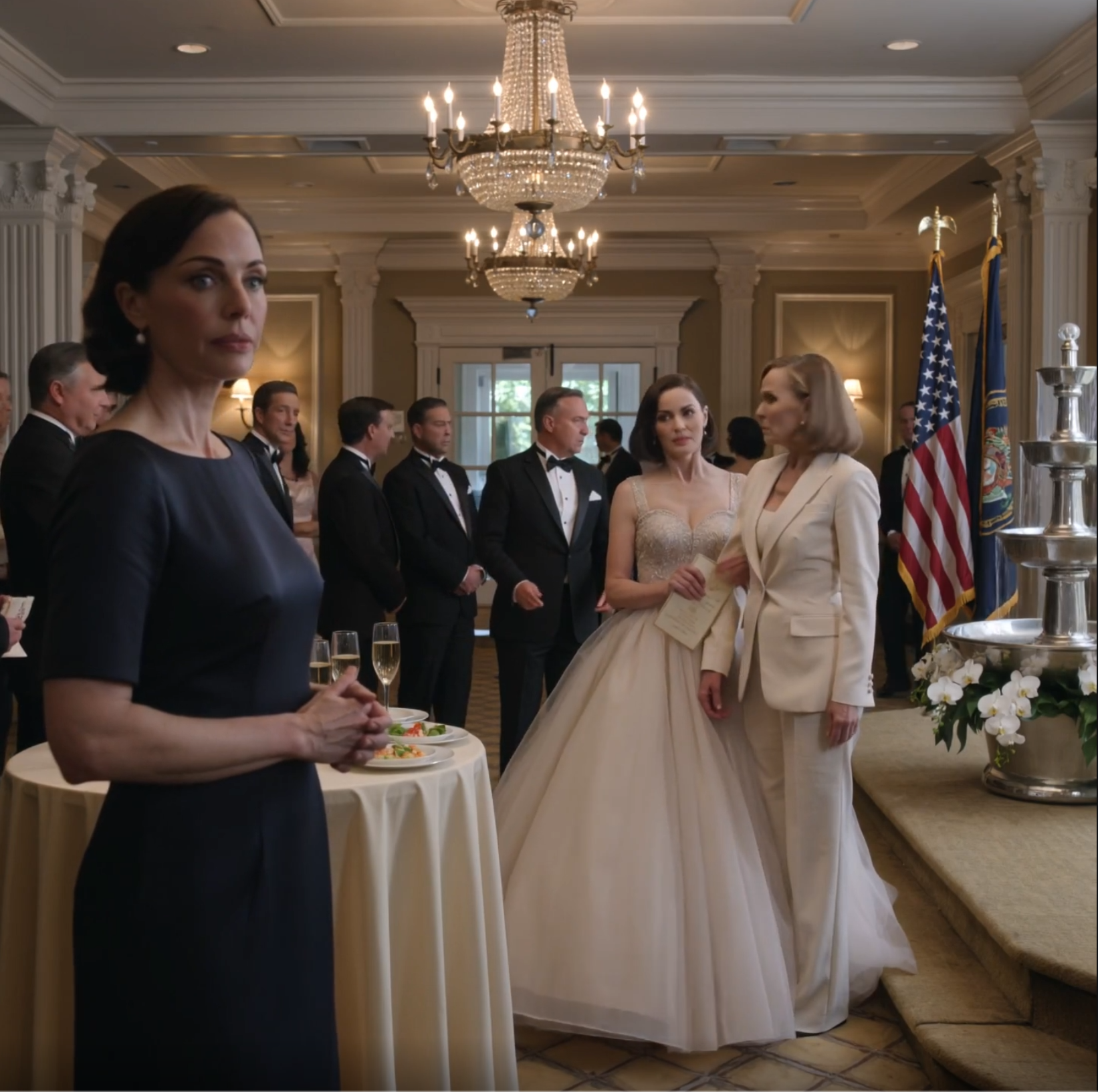 He nauroivat niin kutsutulle alennusmekolleni ja vaativat omistajaa heittämään minut ulos viidentuhannen dollarin lautashintagaalasta. Siskoni haukkui minua säälittäväksi. Äitini sanoi, etten kuulunut joukkoon. Seitsemänkymmenen vieraan edessä he väittivät, että nolasin perheen. – Uutiset