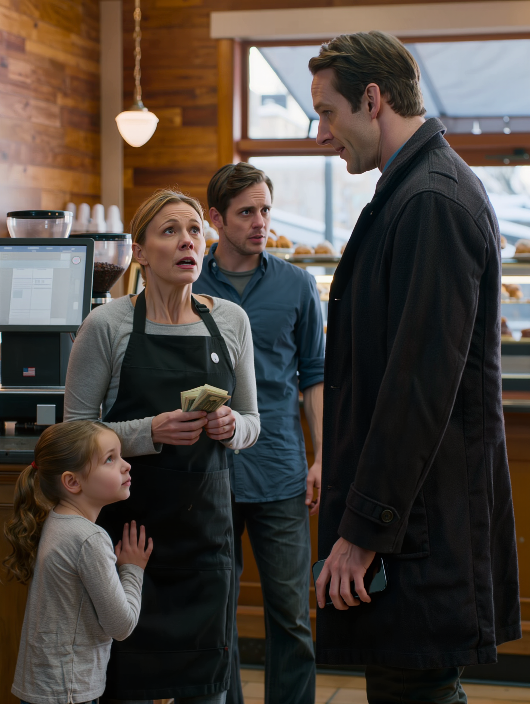 «Mamma jobber så hardt, men sjefen hennes vil fortsatt ikke betale henne», sa den lille jenta. Ved hjørnebordet så milliardæren Jonathan Reed mot disken og ble helt stille. – Nyheter