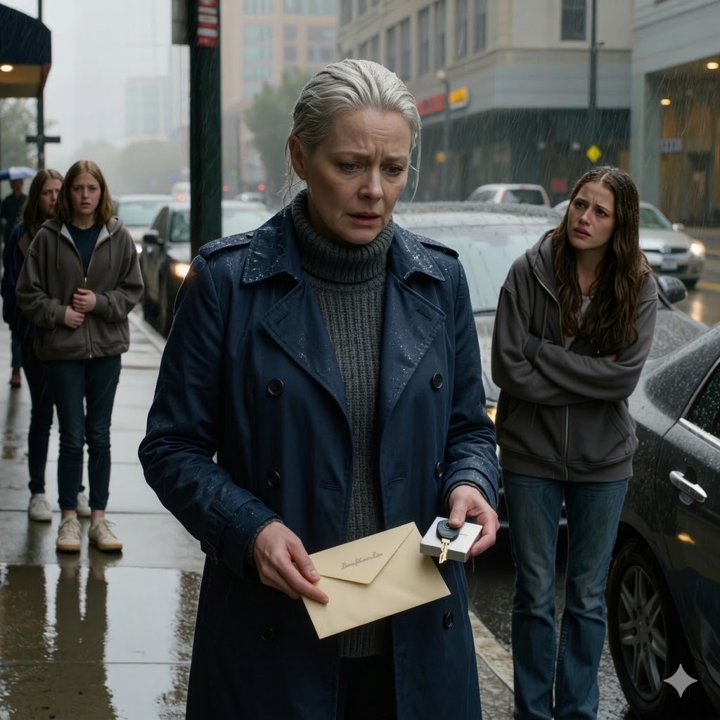 Trzydzieści dwa dni po tym, jak powiedziałam sobie „To tylko samochód”, czarny pendrive ukryty w schowku mojego zmarłego męża poprowadził mnie przez deszcz, kłamstwa i złamane pytanie mojej córki — „Czy miał inną rodzinę?” — aż szary poranek w Seattle zakończył się w skrytce bankowej, kopercie z moim imieniem i prawdą, którą zakopał wystarczająco głęboko, by go przetrwać