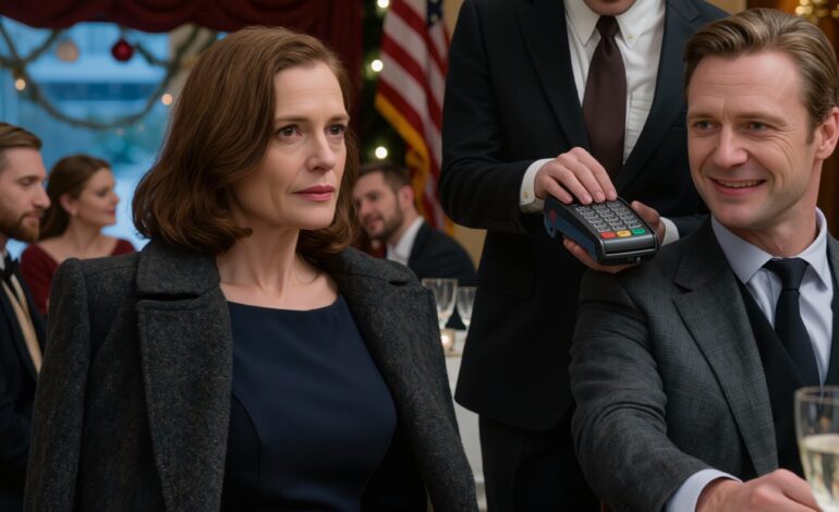 Hän… Appivanhemmat nauroivat, kun mieheni erosi minusta jouluna. Tarjoilija näki korttini ja kaikki muuttui – Uutisia