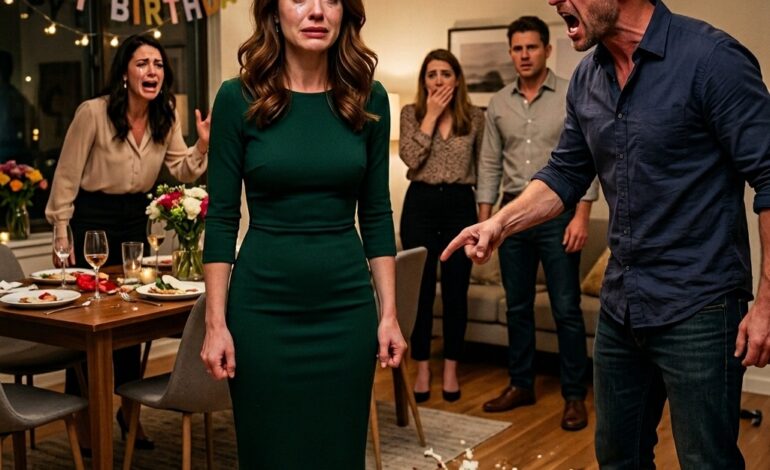 Han kastet bursdagskaken min på gulvet og skrek: «SPIS DEN FRA GULVET!» Jeg sa ingenting og gikk. Minutter senere endret meldingen hans alt. – Royals