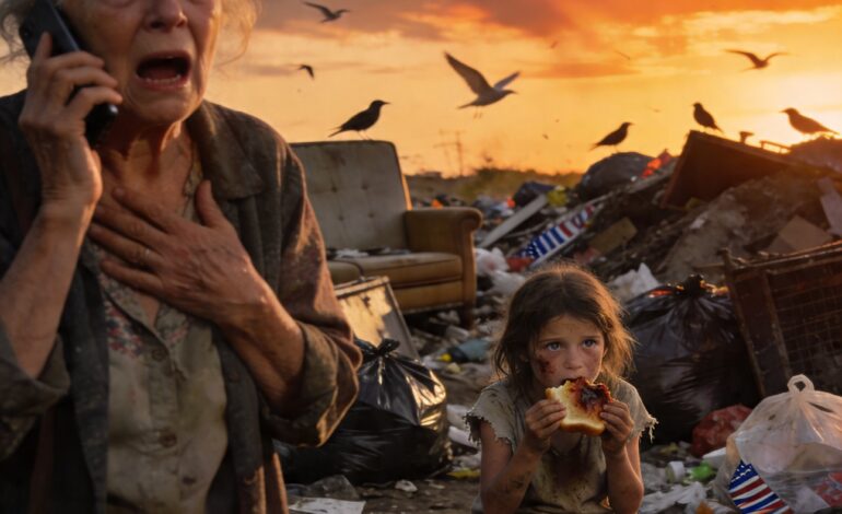 Mitt seks år gamle barnebarn spiste råttent brød på søppelfyllingen. Jeg ringte straks sønnen min, men han svarte kaldt: «Vi har bare gutter.» En skremmende sannhet hadde vært skjult hele tiden… fordi… – Historie