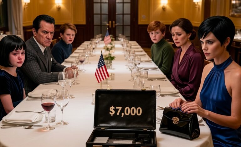 To będzie tylko prosta rodzinna kolacja – mój narzeczony próbował mnie uspokoić, namawiając mnie do odwiedzin u jego rodziny, zebrało się łącznie 15 osób, a rachunek wyniósł 7 000 dolarów. Na koniec posiłku teściowa zwróciła się do mnie i zapytała. “Kochanie, płacisz gotówką czy kartą?” uśmiechnęłam się i otworzyłam torbę… Ale to, co wydarzyło się potem, całkowicie ich zszokowało.