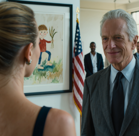 Kolme vuotta catering-uraa opetti minulle, miten tulla näkymättömäksi rikkaiden ihmisten keskuudessa, mutta avajaisillassa hienostuneessa galleriassa minulle tuli kylmä, kun näin kuudeltavuotiaana tekemäni maalauksen roikkumassa siellä 150 000 dollarin hinnalla — heti kun sanoin: “Herra, tuo teos on minun,” omistaja vain nauroi ja soitti vartijat, Ei koskaan tajunnut, että kehyksen salaisuus oli ainoa asia, joka sai jokaisen huoneen katseen kääntämään – Uutiset