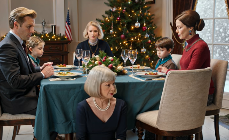 Poikani pysäytti minut joulupöydässä: “Tämä paikka kuuluu anopilleni, siirtykää pois.” – Uutiset