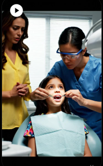 Moja córka ciągle narzekała na ból zęba, więc zabrałem ją do dentysty. Podczas badania dentysta ostrożnie wyciągnął coś pęsetą z jej dziąseł… Nagle zamarł. “To… to nie jest urządzenie medyczne,” powiedział cicho. Gdy położył mi go w ręku, zrozumiałam— to coś, co nigdy nie powinno być w ustach dziecka.
