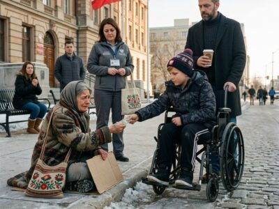 Kobieta, która siedziała przy naszej skrzynce pocztowej, aż mój syn znów poruszył palce u stóp