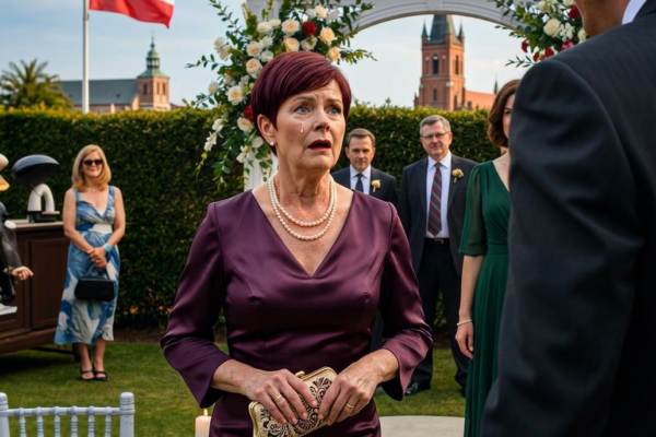 Mój syn zatrzymał mnie na weselu wnuczki i powiedział, że nie ma mojego nazwiska na liście — więc wyszłam pod łukiem kwiatowym, za który zapłaciłam, i wróciłam do tej jedynej teczki, o której zapomnieli, że istnieje – Wiadomości